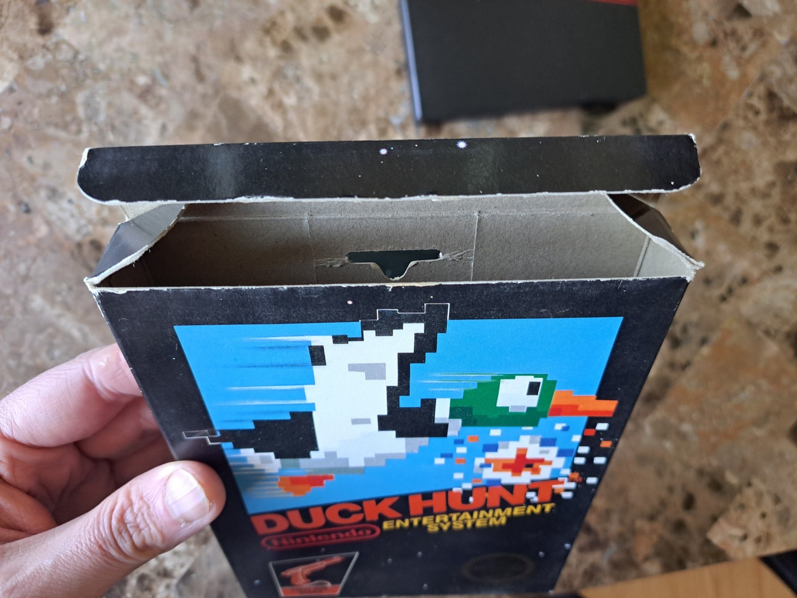 Duck Hunt NES Nintendo CIB Very Nice 4th Print Hangtab Authentic Free Fast Ship