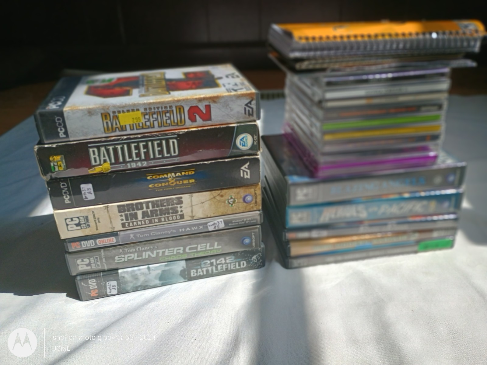 Lot Of 25 2000’s PC CD-ROM Games Command Conquer COD Battlefield Tested W/Codes