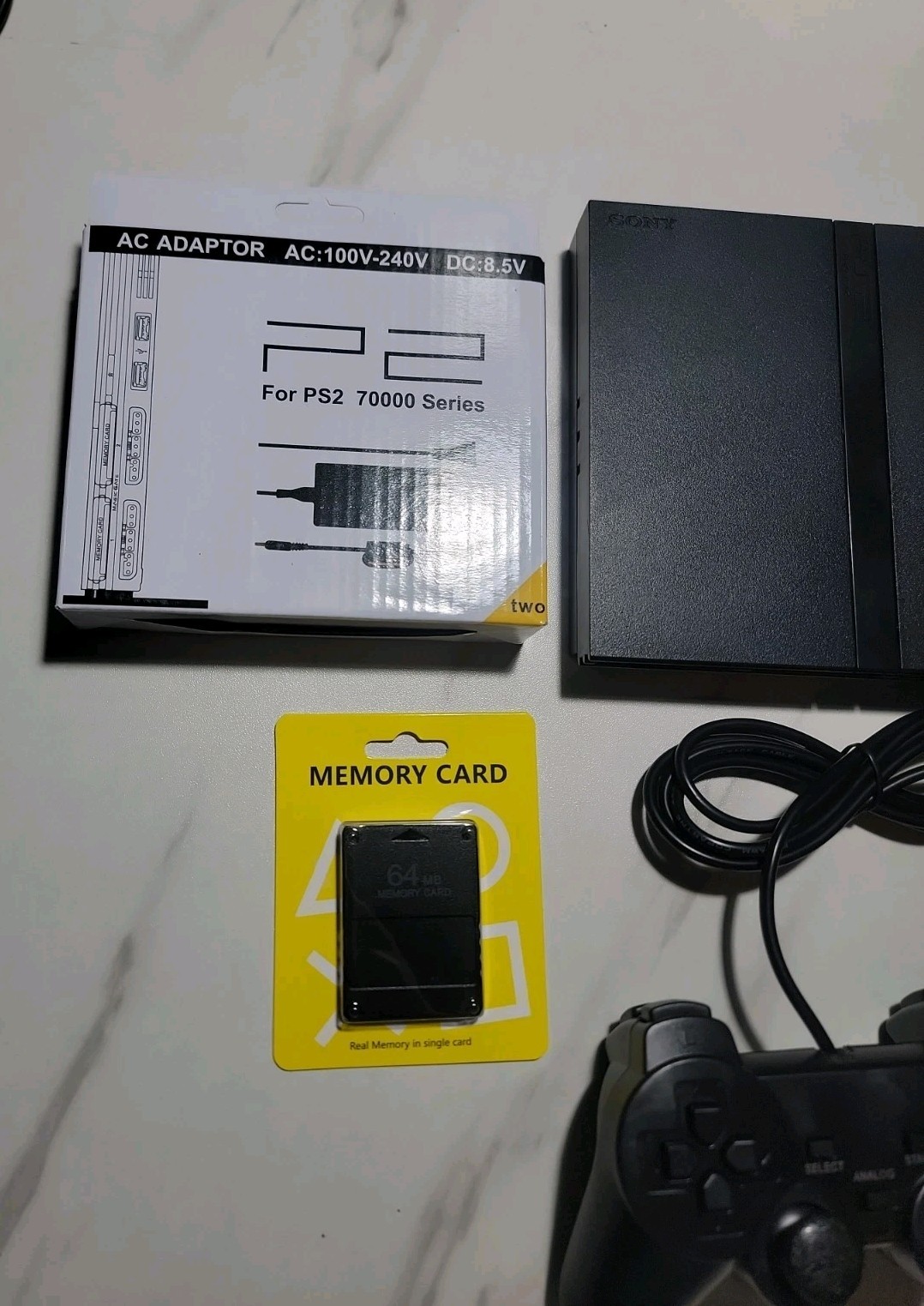 Sony PlayStation 2 PS2 Slim Console System OEM Bundle Tested With HDMI adapte