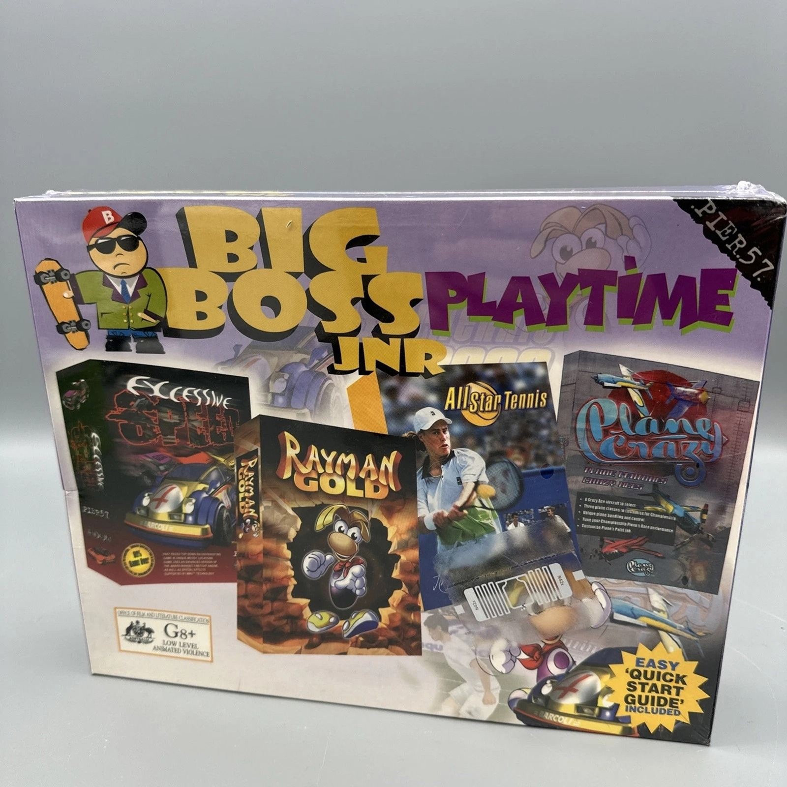 Pc Big Box Rayman Gold (1997) With Other Games Collection Ubisoft New Sealed