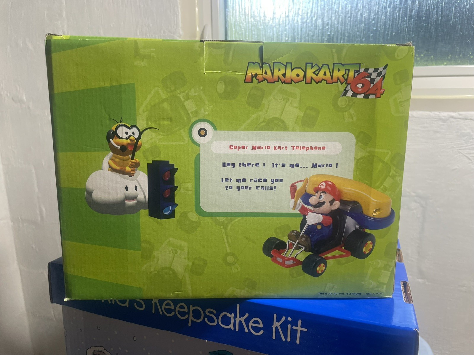 Super Mario Kart64 2002 Vintage Telephone Factory Sealed Rare