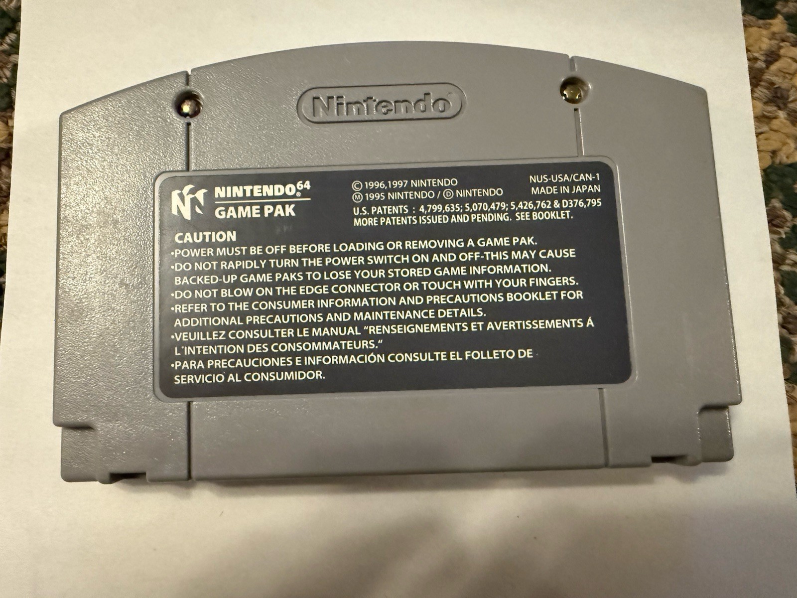 Harvest Moon 64 Nintendo 64 N64 Authentic Cartridge OEM