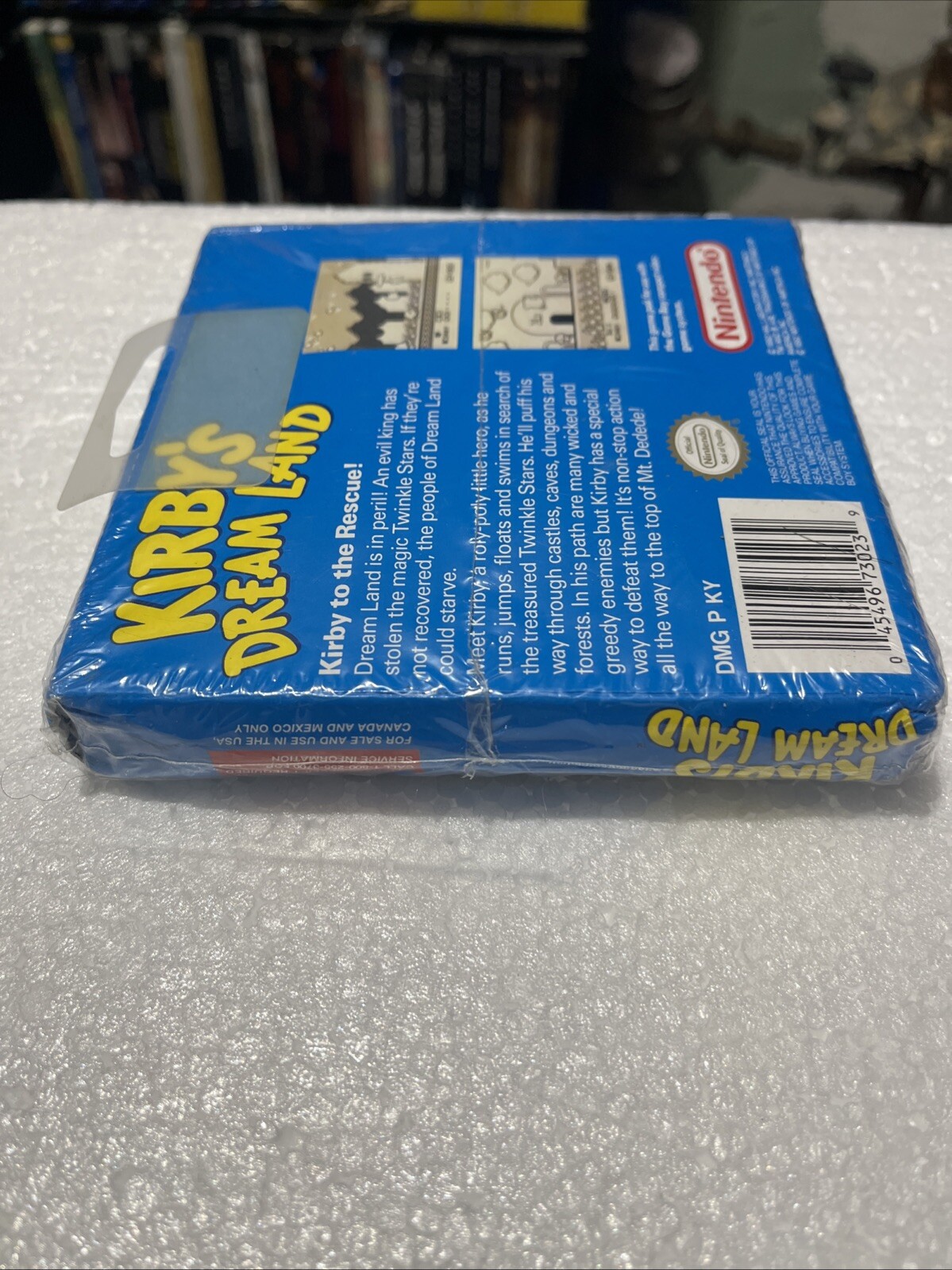 Factiry Sealed Kirby’s Dream Land Nintendo Game Boy, 1992 Damaged As Pictured