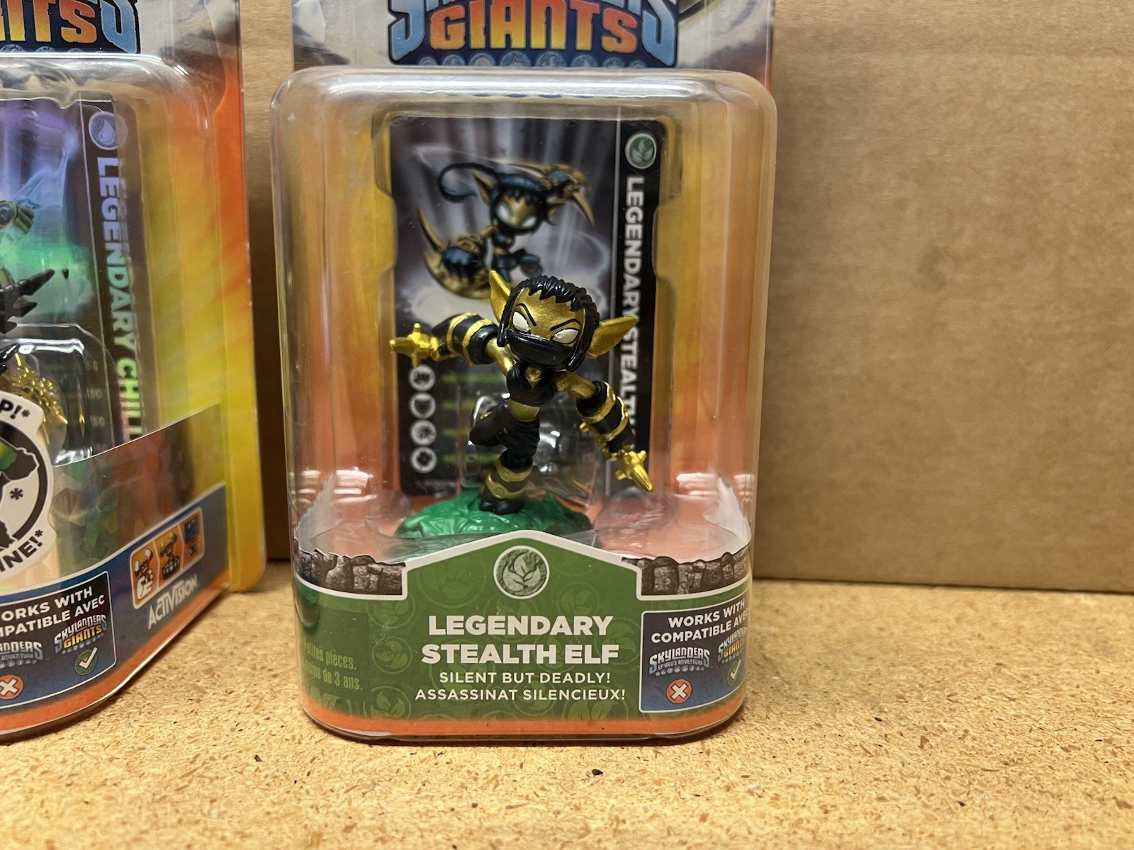 Skylanders Giants Legendary Stealth Elf Legendary Chill 2 Figures Toys R US NEW