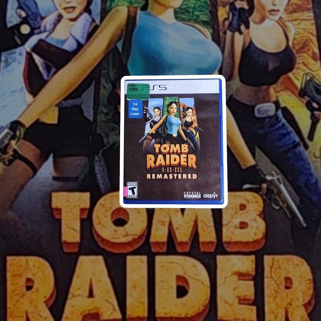 Tomb Raider I II III Remastered Sony PlayStation Video Game Used PS5 Free Ship