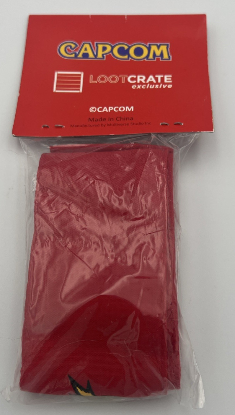Street Fighter Ryu Bandana Headband Capcom Loot Crate Exclusive NEW