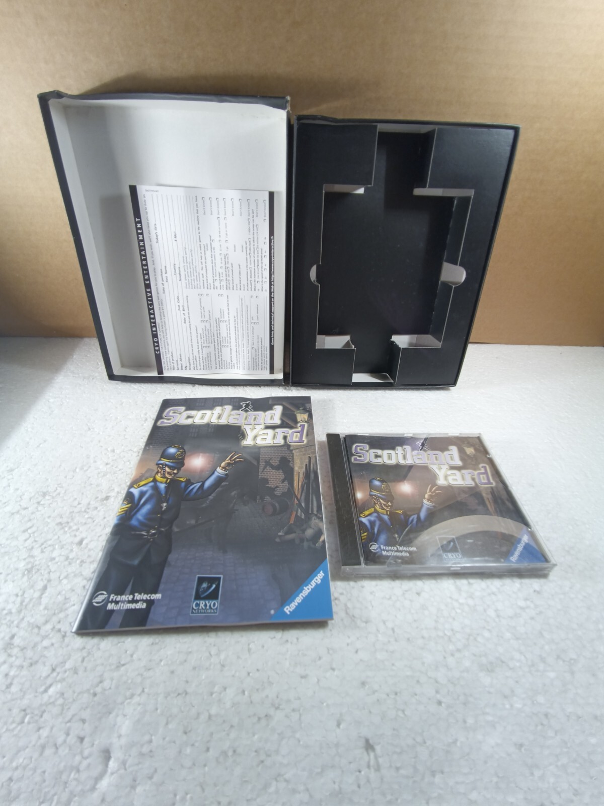 Scotland Yard PC Big Box, NEW! CIB, RARE – Vintage – RETRO!