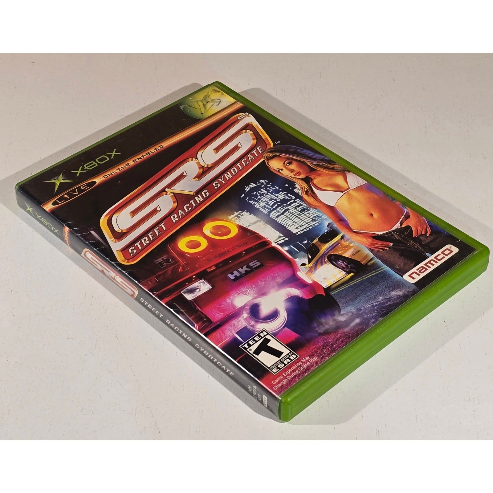 Xbox SRS Street Racing Syndicate CIB Complete Namco Racing Game