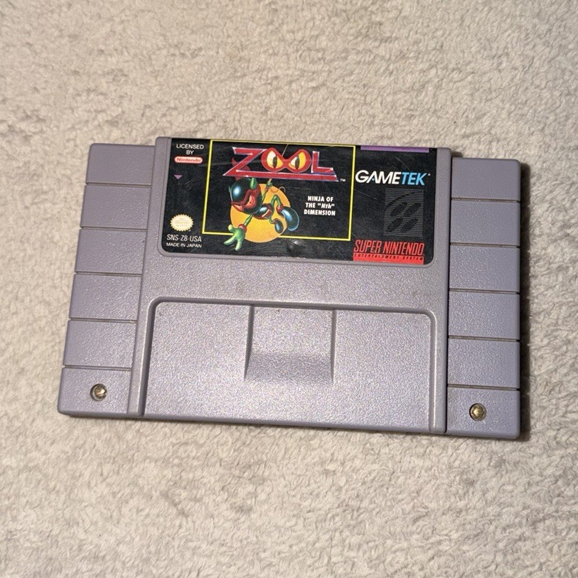 GameTek Zool: Ninja of the “Nth” Dimension Nintendo SNES NTSC-U/C (US/CA)