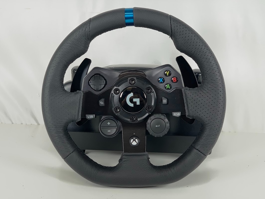 Logitech G923 Racing Wheel and Pedals – Black