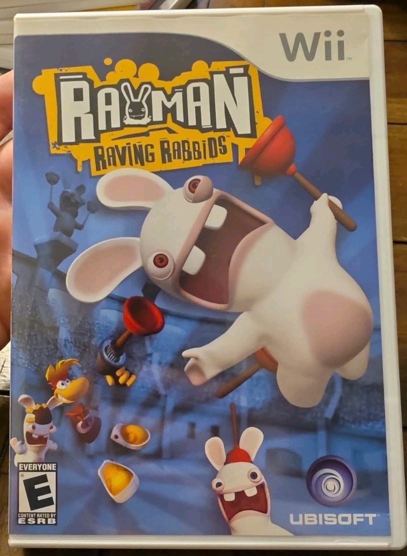 Rayman Raving Rabbids Nintendo Wii, 2006 Complete w/Manual