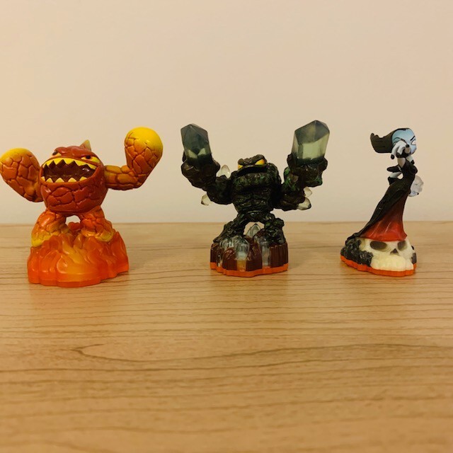 Skylanders Giants Lightcore Lot of 3 (Eruptor, Prism Break, Hex)