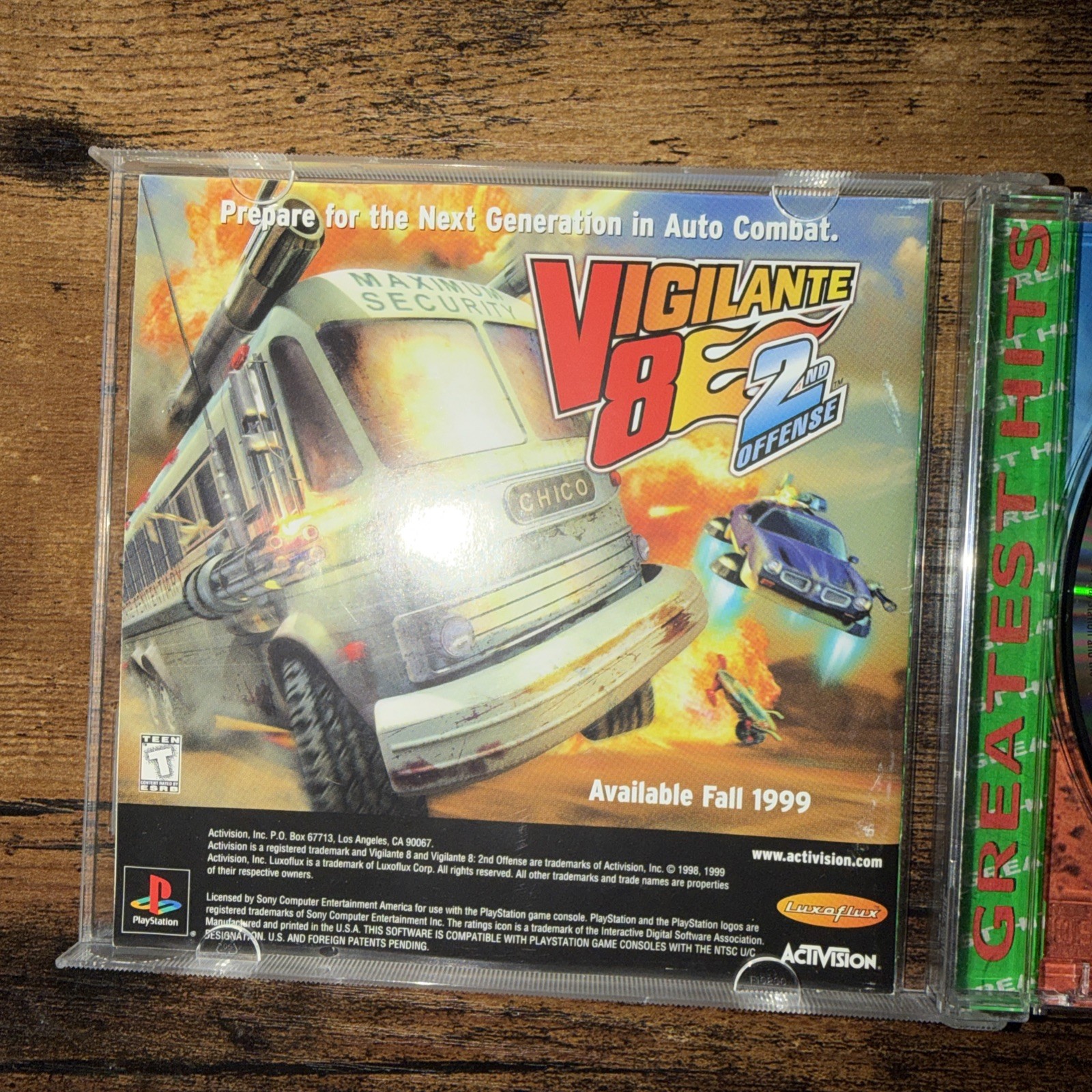 Vigilante 8 (Sony PlayStation 1, 1998)