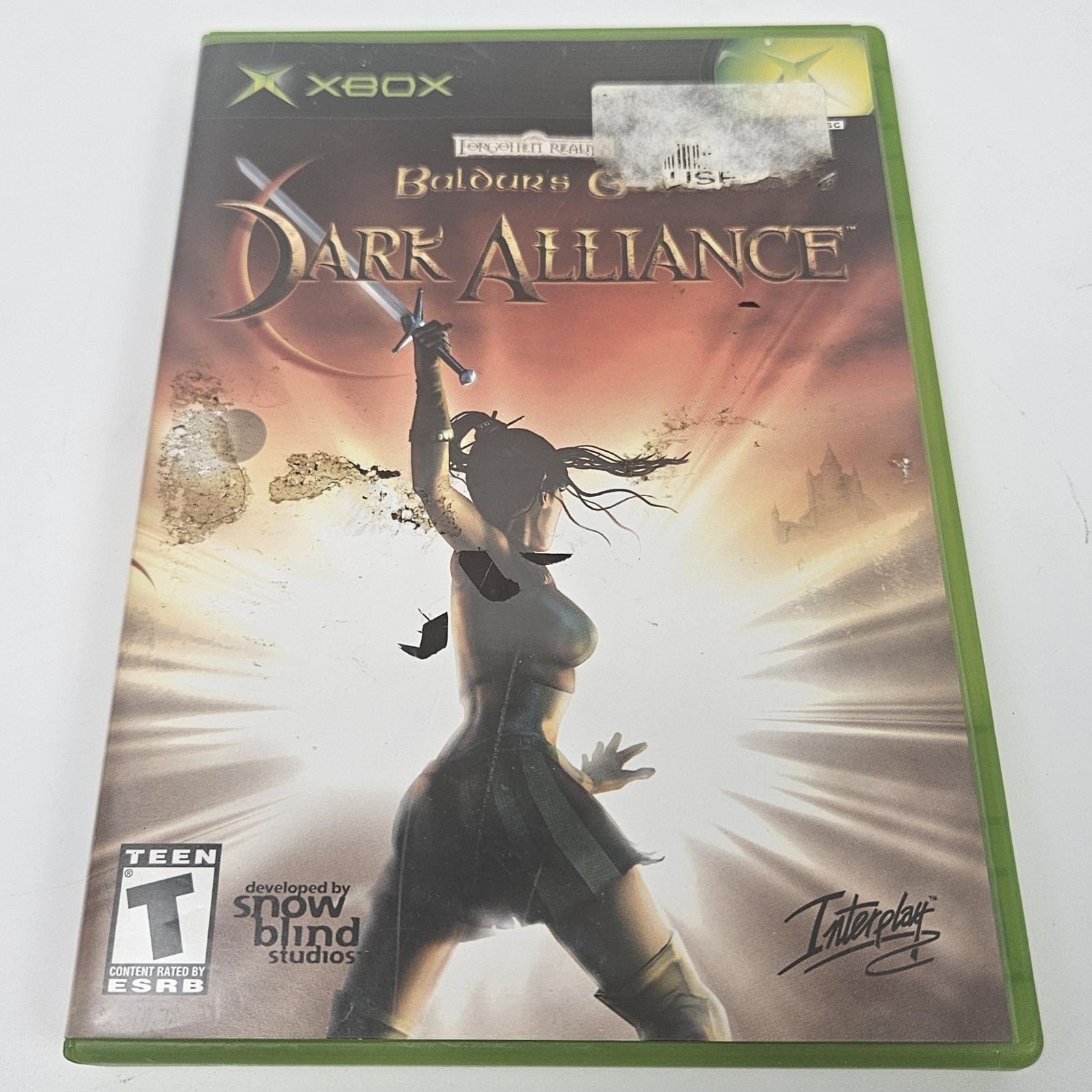 Baldur’s Gate: Dark Alliance (Microsoft Xbox, 2002) With Booklet