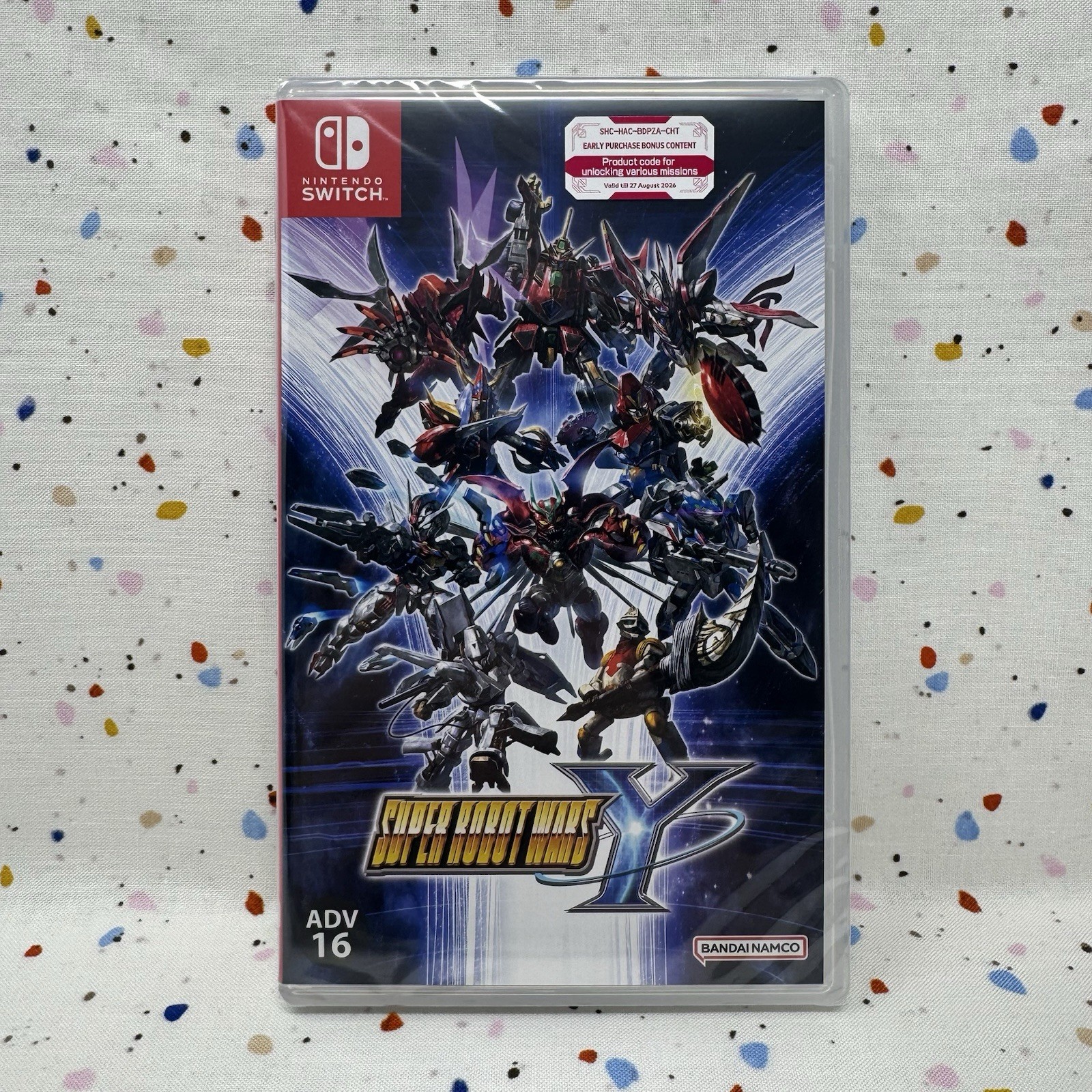 SUPER ROBOT WARS Y Brand New NINTENDO SWITCH Game ASIAN release, Ships from USA