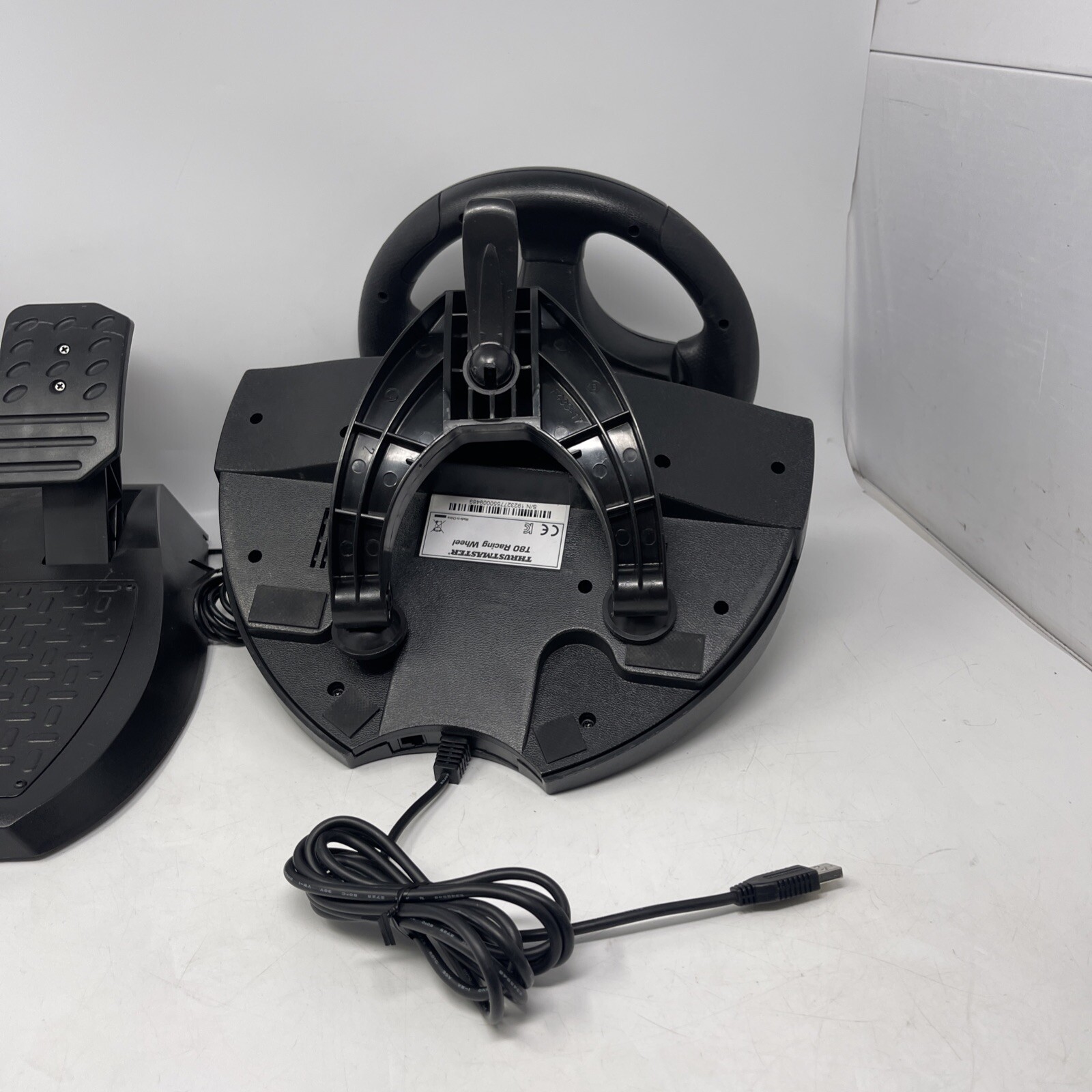 Tested Thrustmaster T80 Playstation PS3 PS4 Racing Steering Wheel Clamp & Pedals