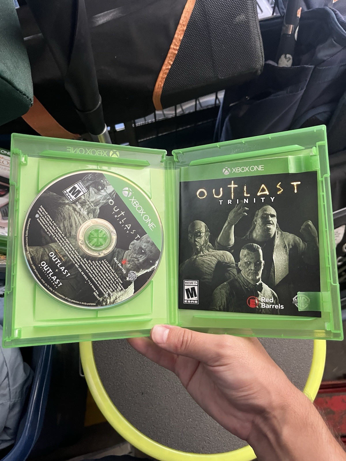 Red Barrels Outlast Trinity Xbox One M Video Game w/ Case & both discs