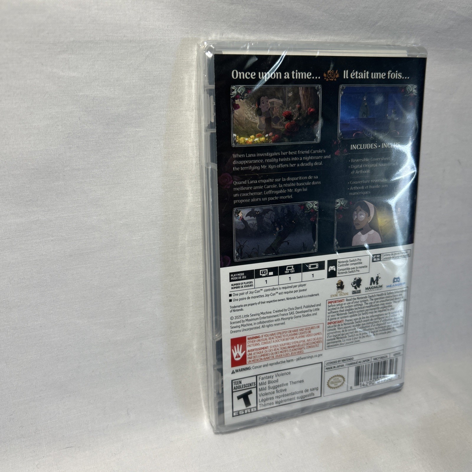 Bye Sweet Carole – Nintendo Switch – Brand New Factory Sealed!