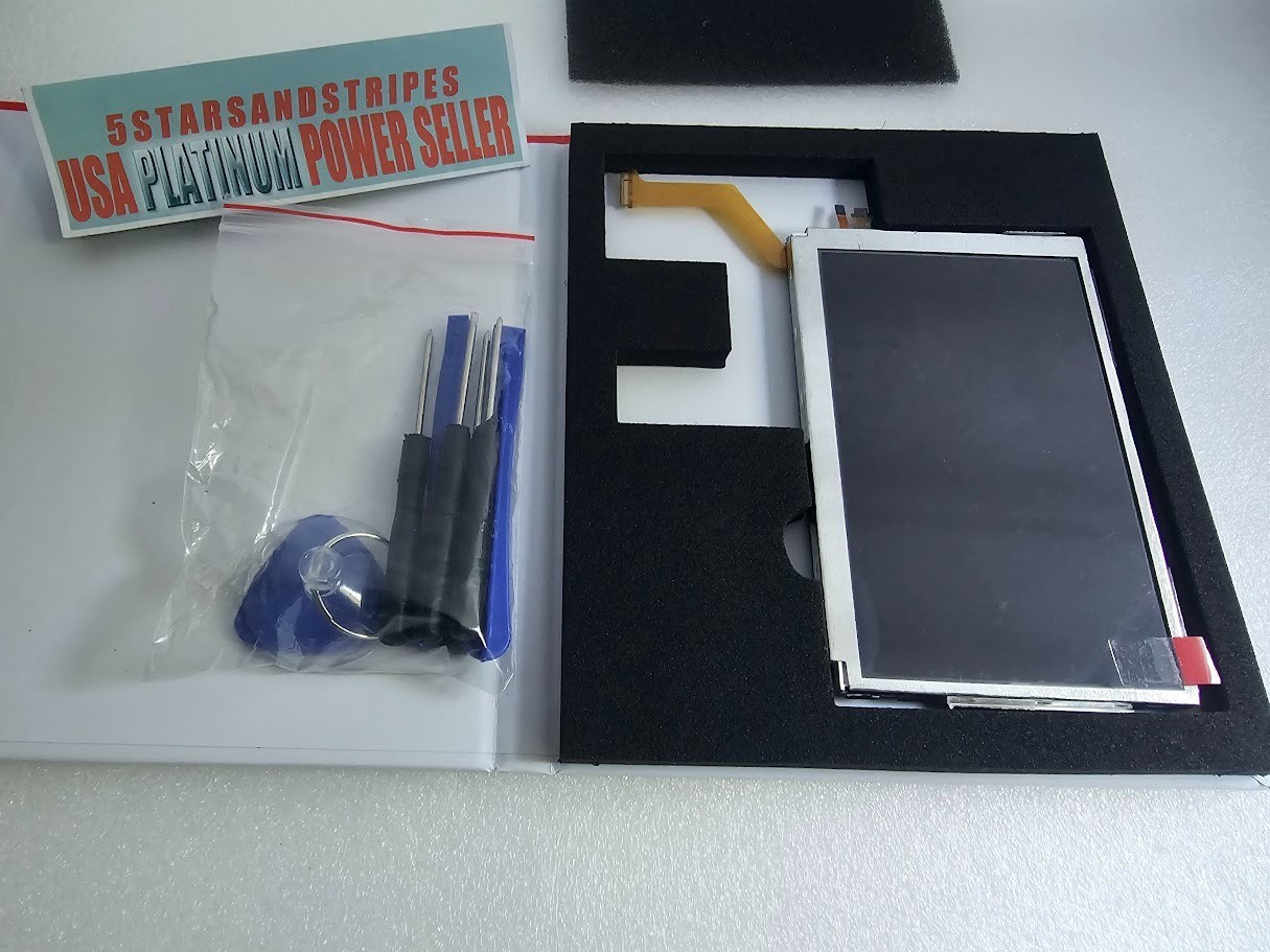 Top Upper IPS LCD Screen Display Nintendo NEW 3DS XL NEW3DSXL REDSV RED-001 -NEW