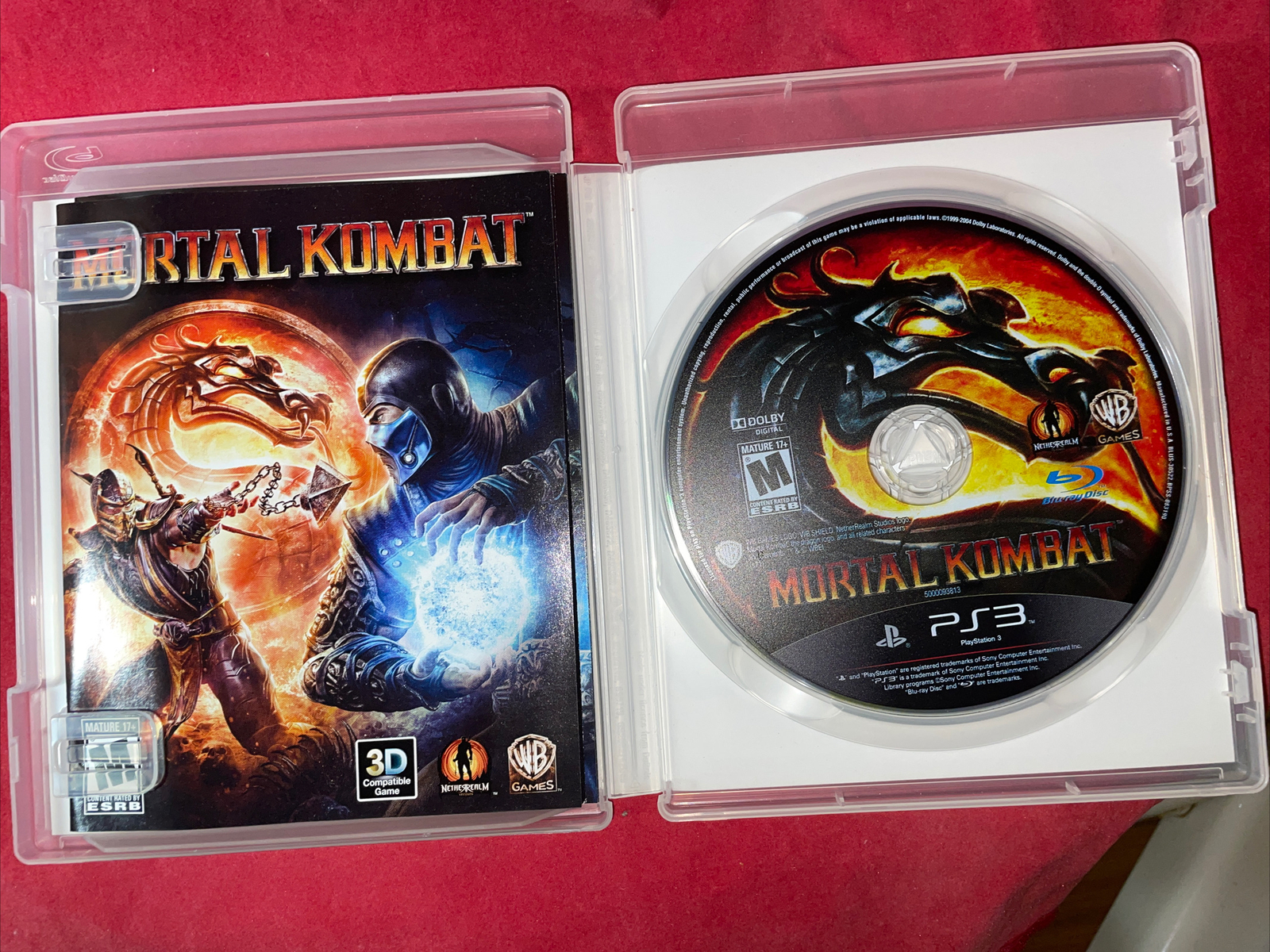 Mortal Kombat – Playstation 3 PS3, 2011, With Manual and Katalog Exc. Content