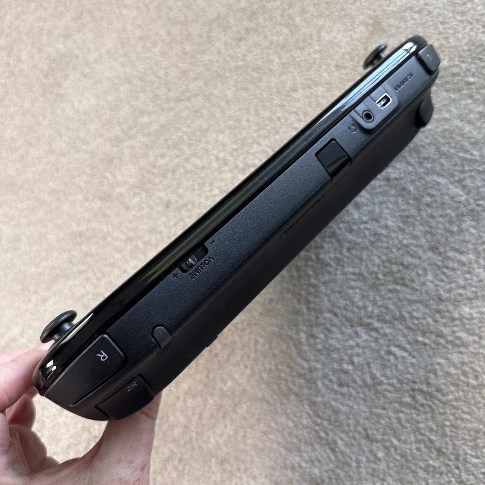 Nintendo Wii U GamePad WUP-010(USA) Black Tablet W/ Stylus & Charger Clean Works
