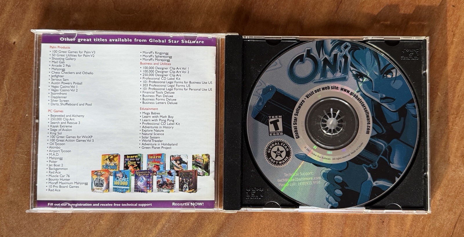 Global Star Software Oni PC Windows98 Bungie West 2002 Cyberpunks Shooter Game
