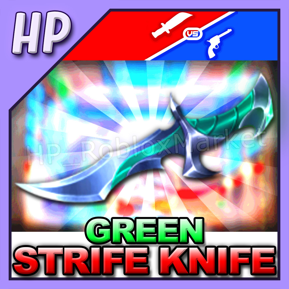 GREEN Strife Knife | MVSD – Murderers vs Sheriffs Duels [⚡FASTEST DELIVERY⚡]