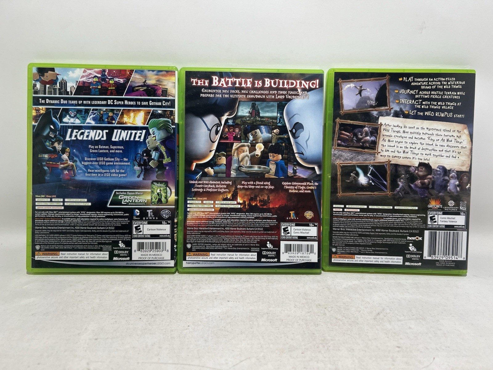 Lot of 7 Xbox 360 Games – Rayman Origins, Soul Caliber V, PvZ Garden Warfare