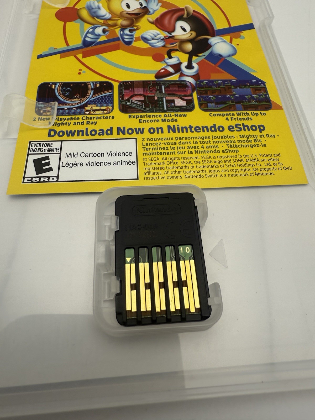 Sonic Mania Plus Nintendo Switch Game w/Case