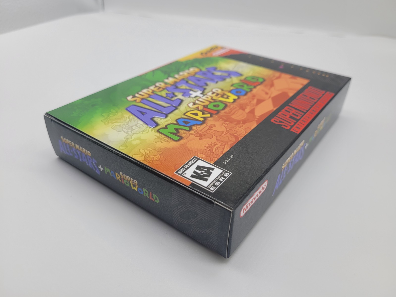 SUPER MARIO ALL STARS SUPER MARIO WORLD SUPER SNES BOX ONLY REPLACEMNT BOX+CASE