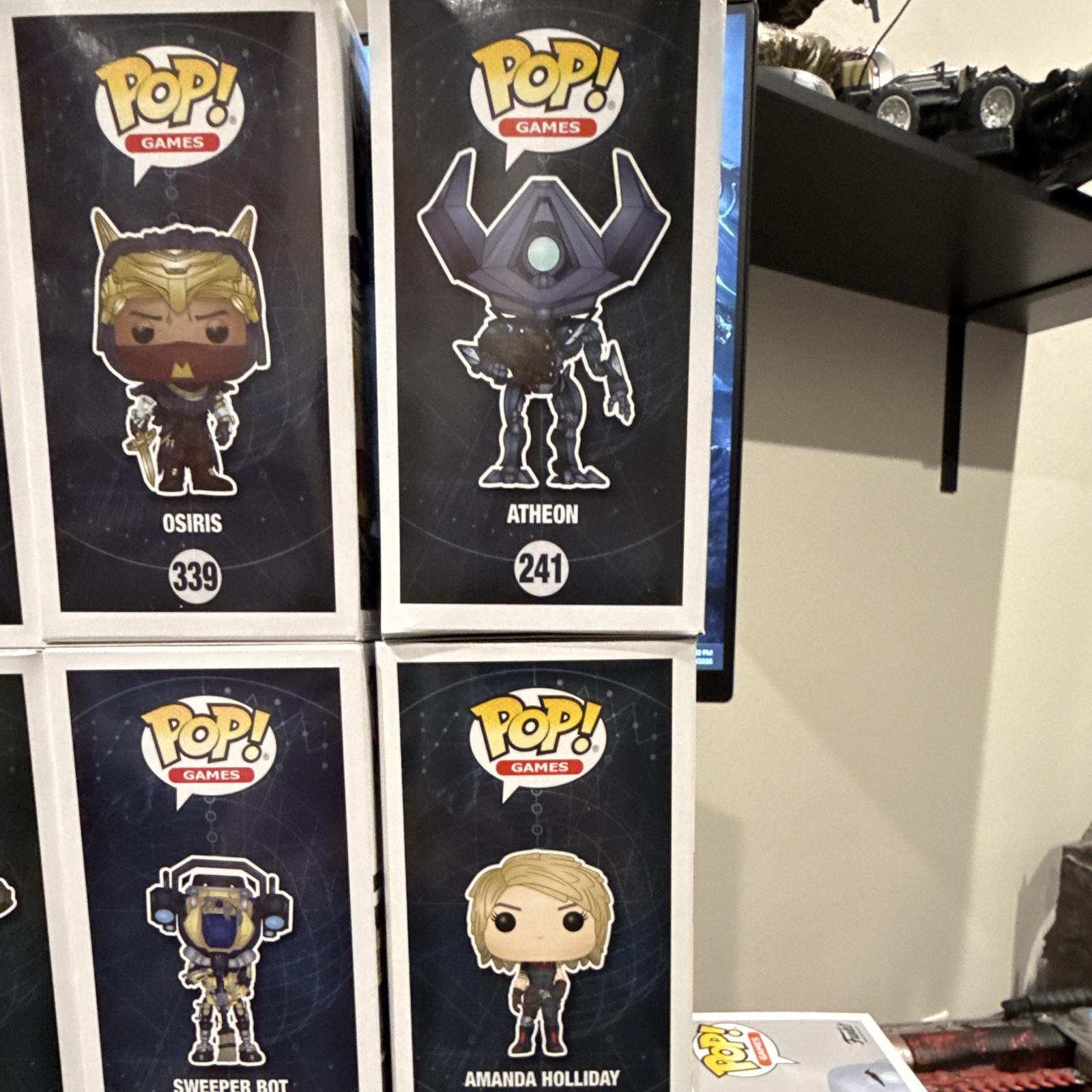 Funko Pop! Games Destiny Vinyl Figure Lot Zavala Atheon Osiris Glow GameStop