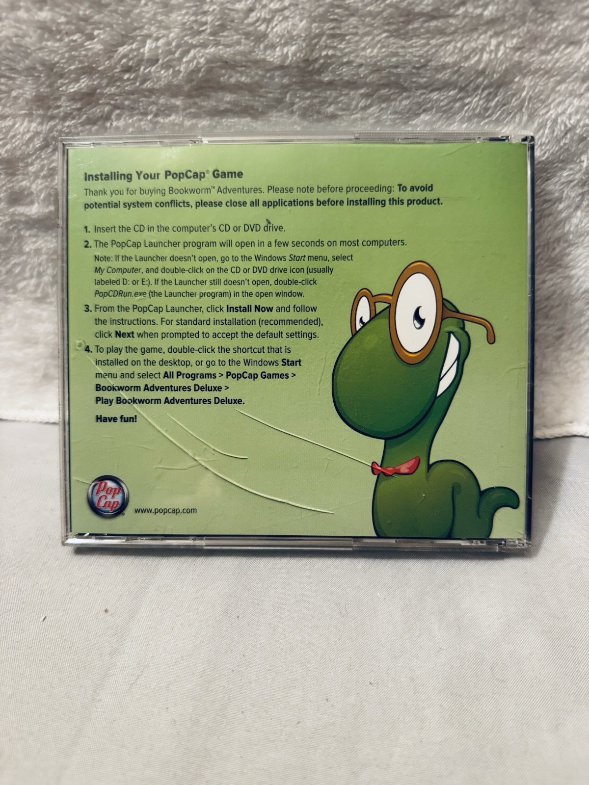 PopCap Bookworm Adventures PC CD-ROM Game, E10+ (Everyone 10+), Bookworm