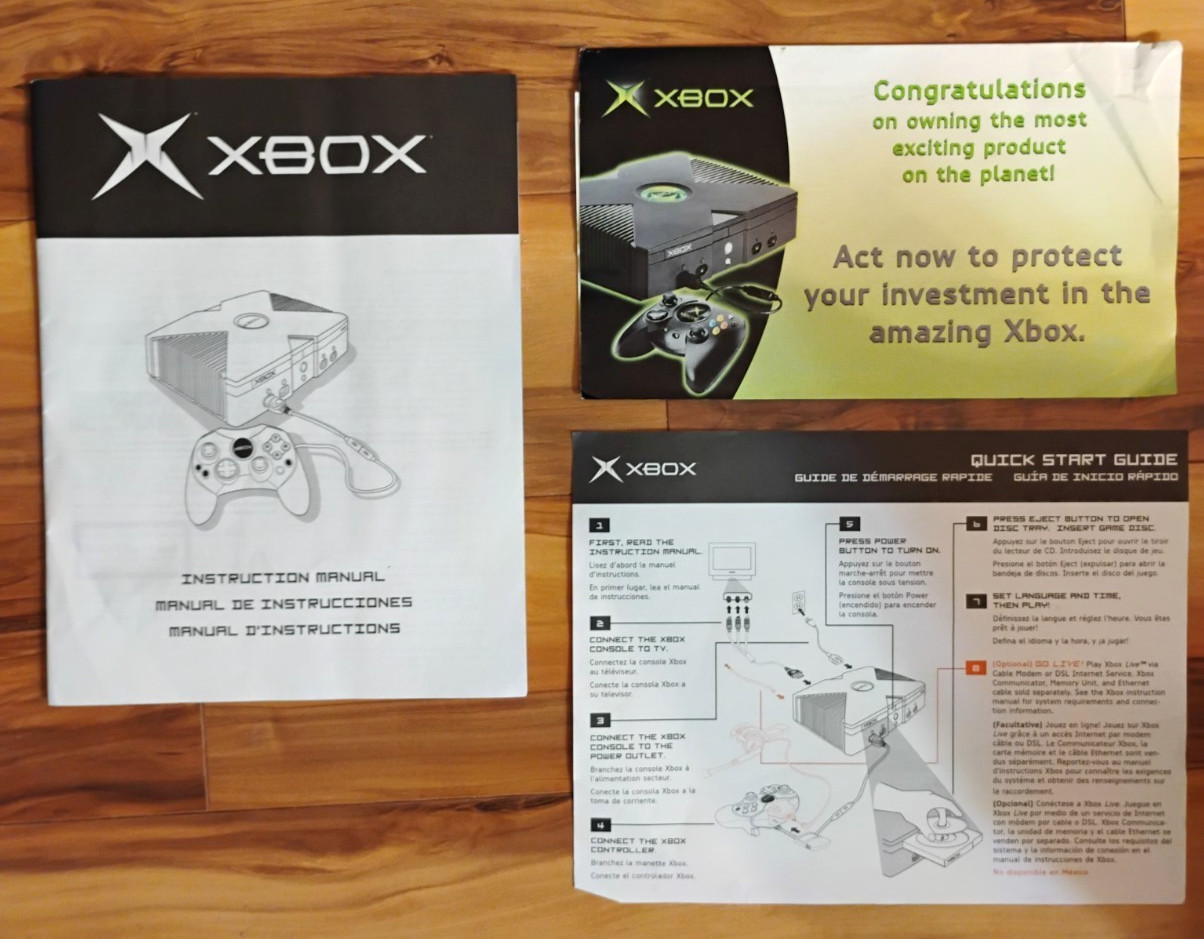 Microsoft Xbox: Translucent Blue System CIB Complete Box Great Shape Ice Variant