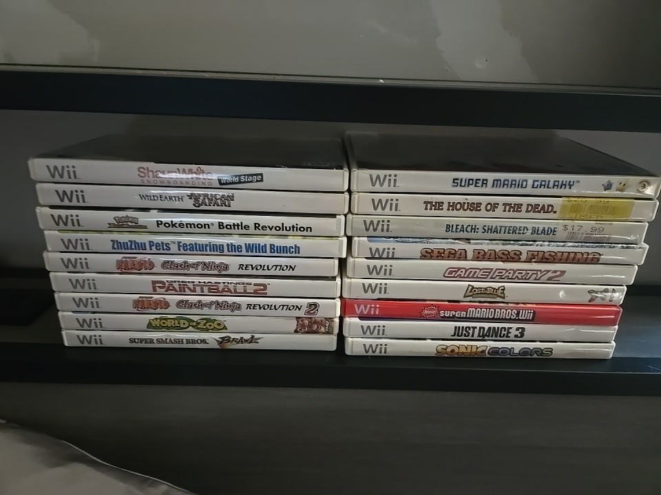 Assorted Nintendo Wii Games Lot Of 18 Video Disc Games