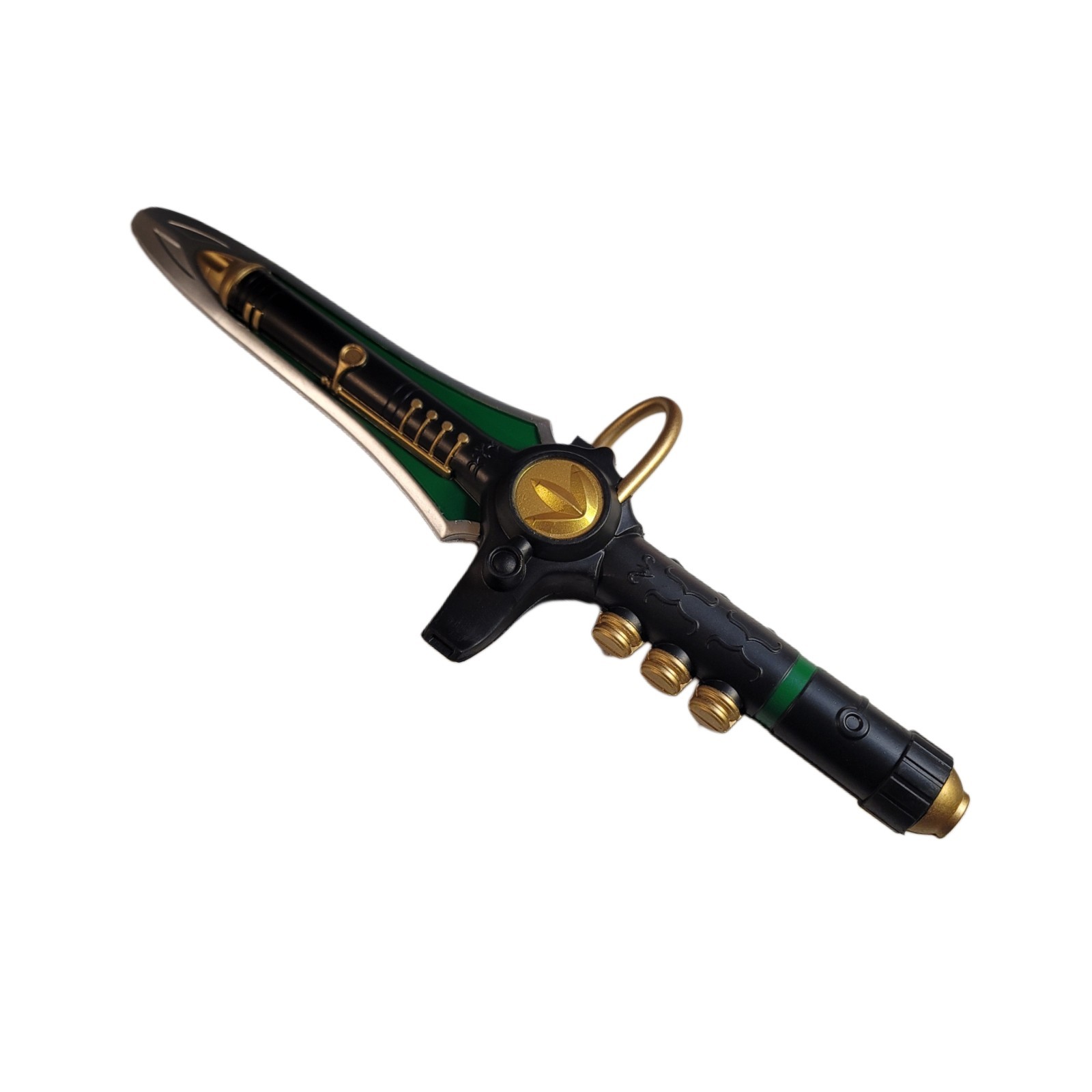 18.5” POWER RANGERS Legacy Green DRAGON DAGGER Replica Foam Sword Cosplay RARE