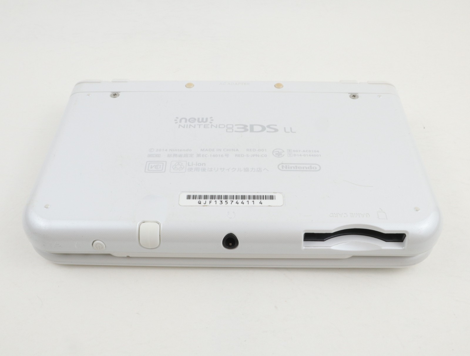 New Nintendo 3DS LL XL Console Pearl White Excellent / Region Free