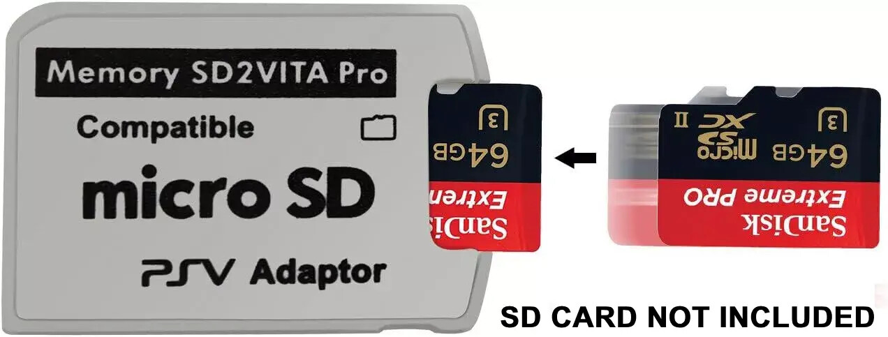 V5.0 SD2VITA Micro SD to Vita Memory Card Pro Adapter For PS PSV 1000/2000 V 5.0