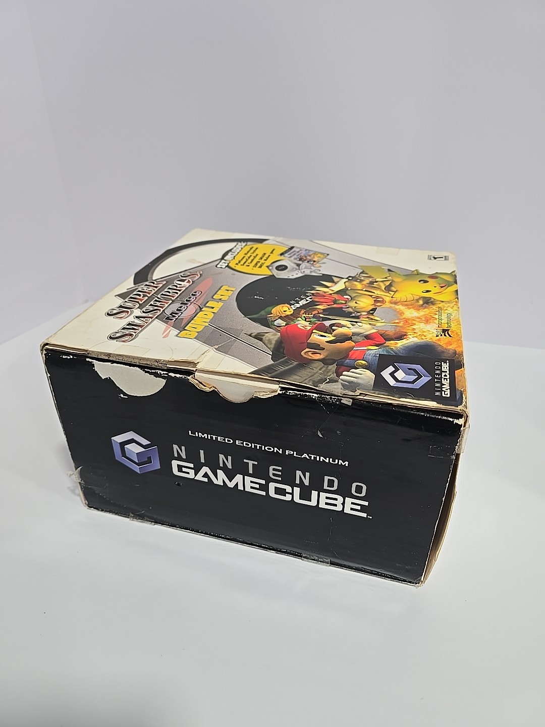 Super Smash Bros Melee Nintendo Platinum Gamecube Bundle CIB Extremely RARE