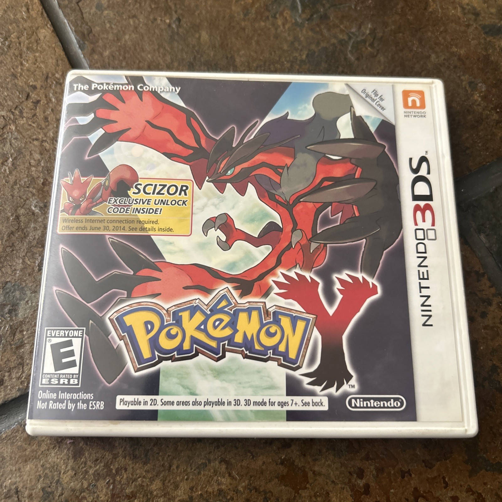 Nintendo 3DS Pokémon Y Game ,Cartridge , Case And Manual 2013