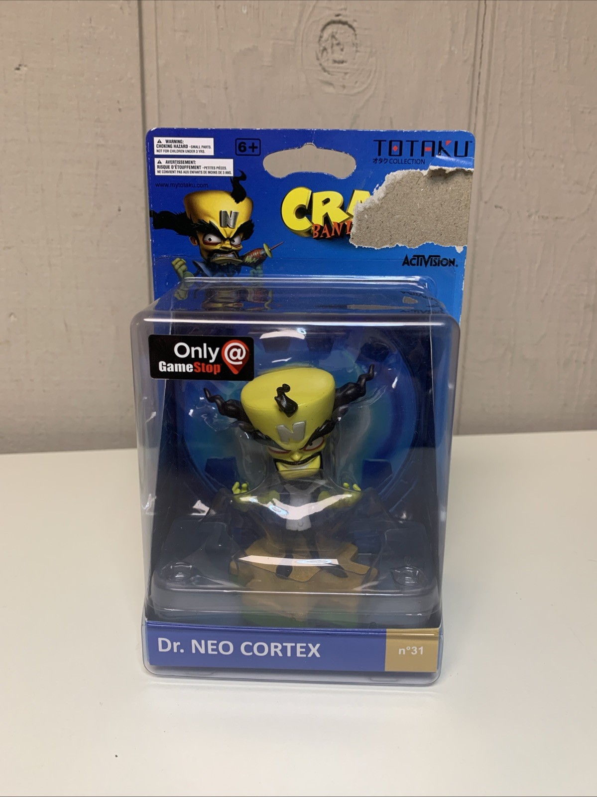 Neo Cortex Totaku Figure Brand New Factory Sealed Crash Bandicoot Collectible