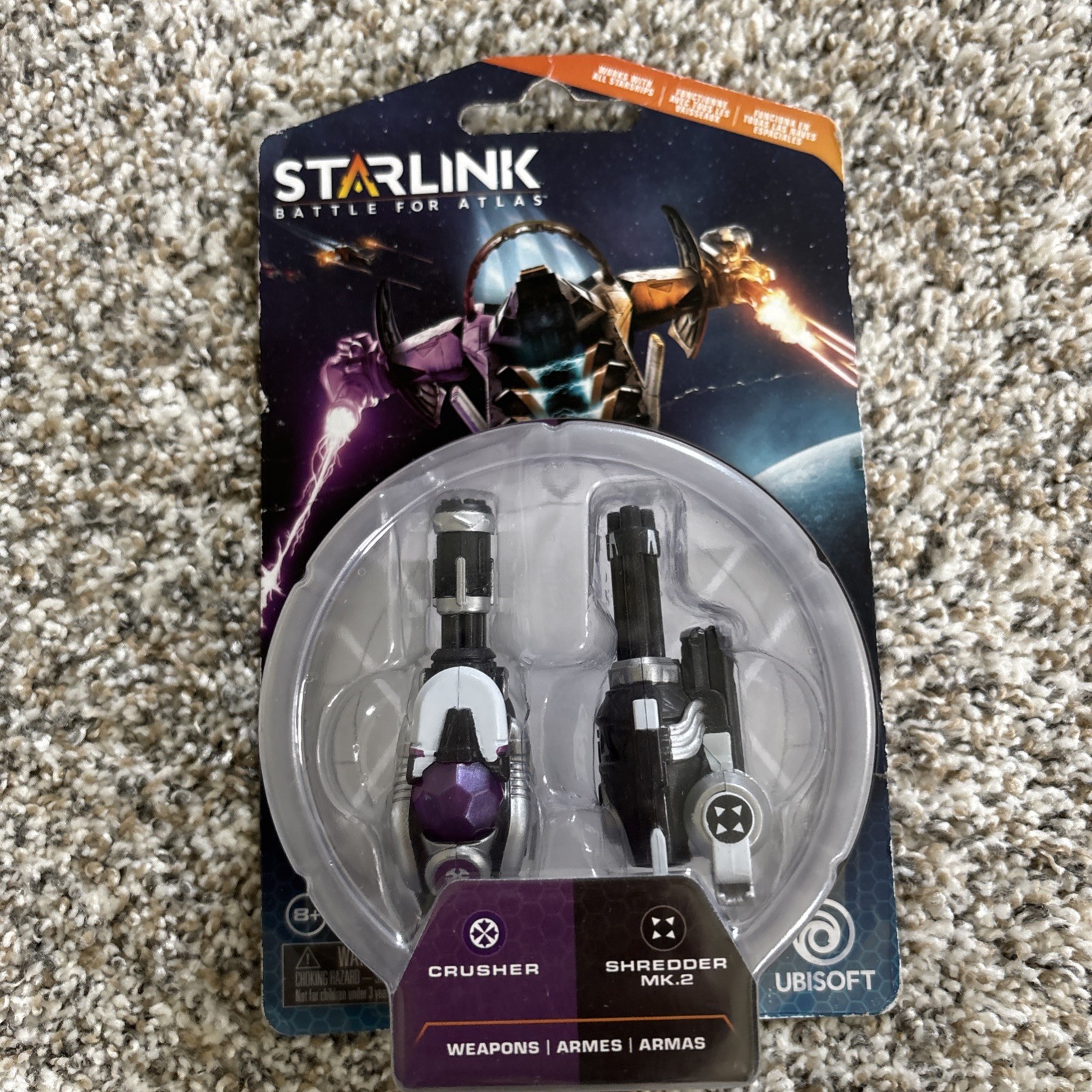 2018 Ubisoft Starlink BATTLE FOR ATLAS Weapon Pack: Crusher & Shredder MK.2; NIP