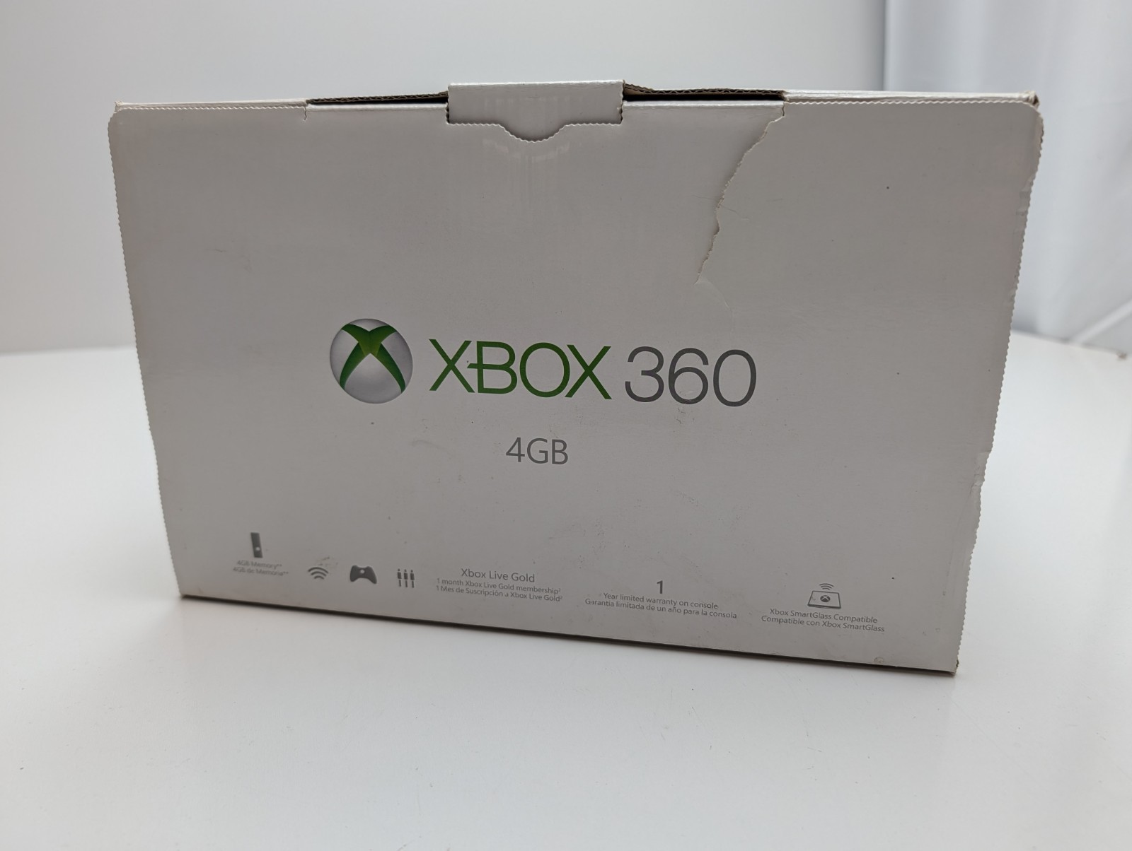 Microsoft XBOX 360 Black 4GB Video Game Console EMPTY BOX, inserts – No console!