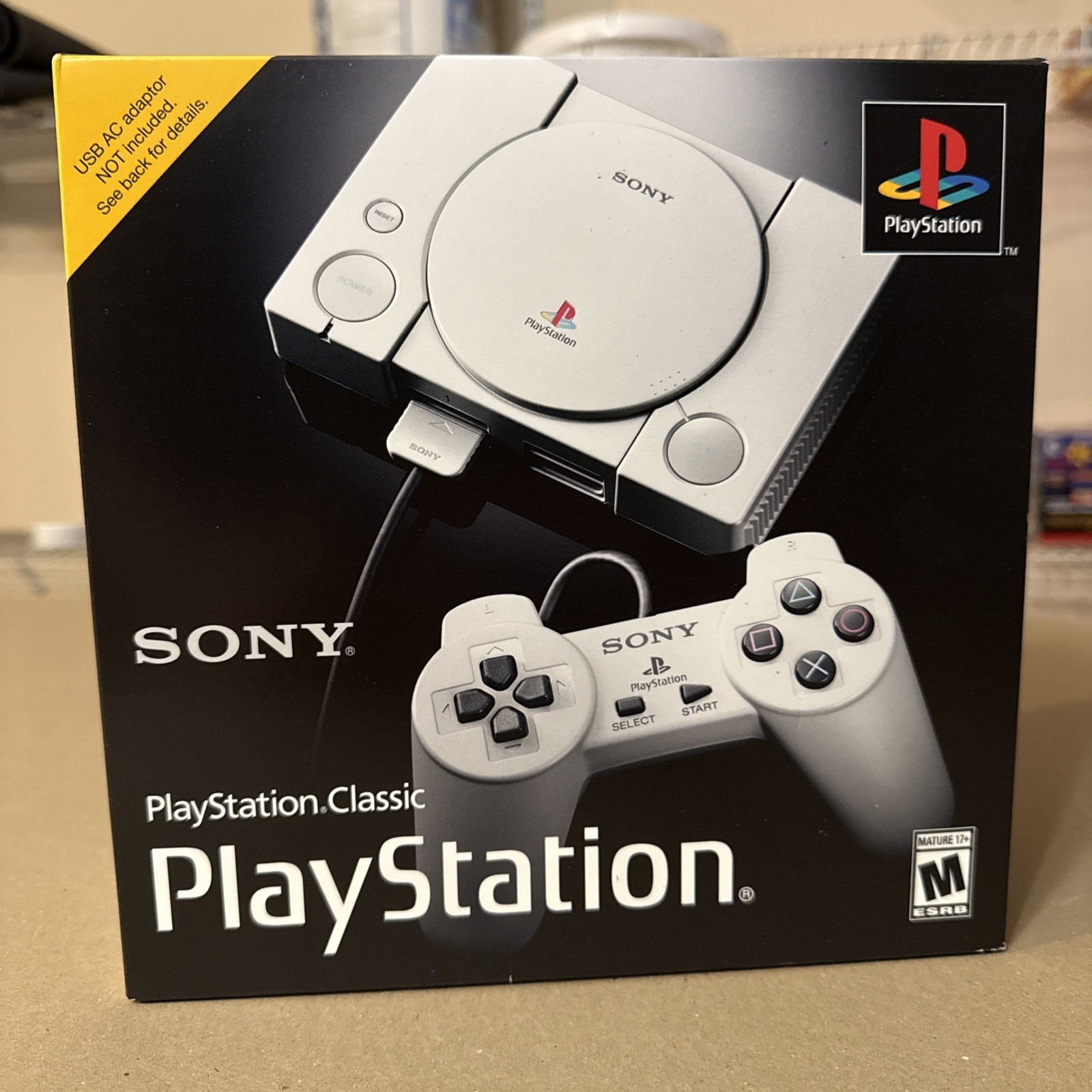 Sony PlayStation 1 PS1 Mini Classic Gray Console Brand New Sealed In Box Authent