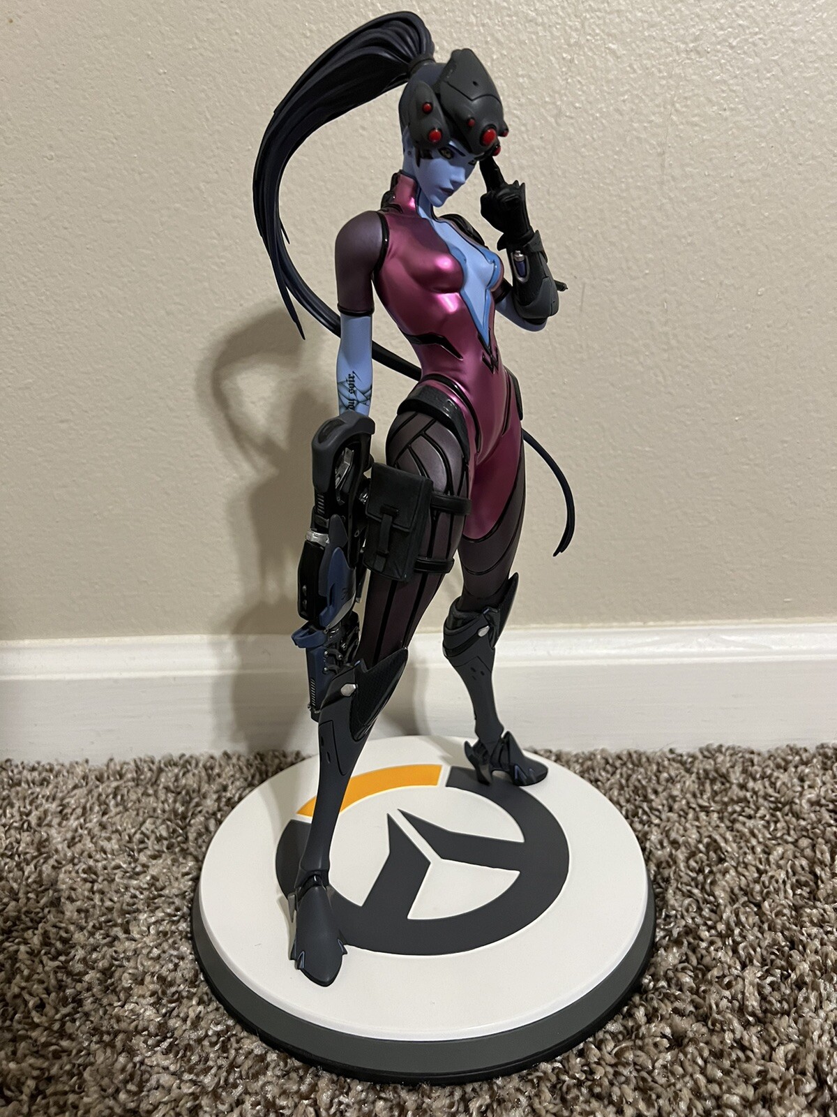 Overwatch Widowmaker Statue Blizzard Official Complete w/ Box | Adult Displayed