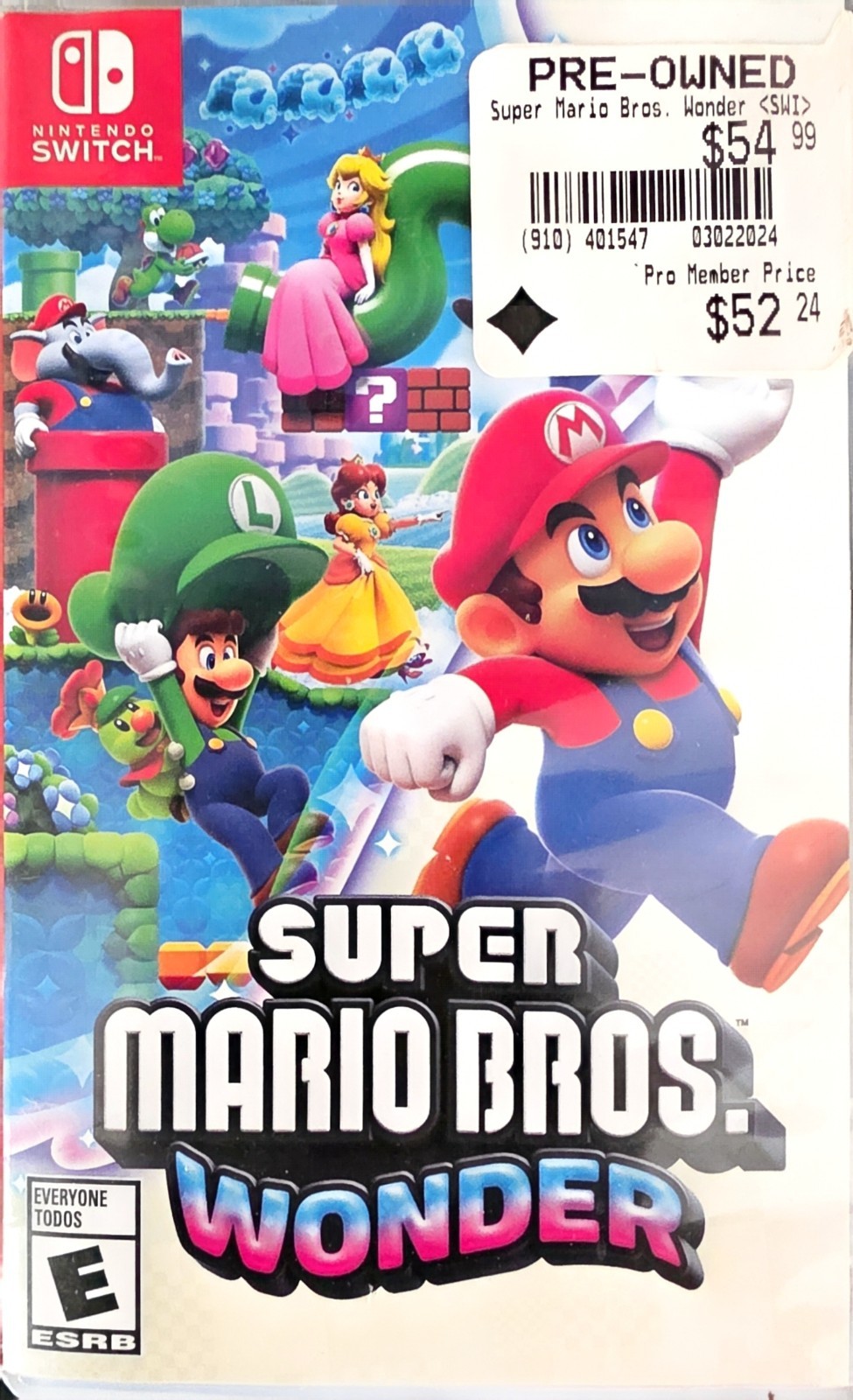Super Mario Bros Wonder – Nintendo Switch