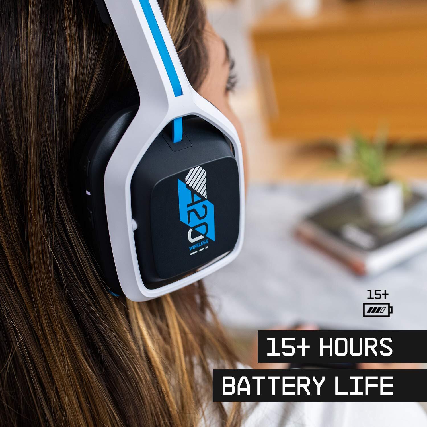 Replacement ASTRO Gaming A20 Wireless Headset Gen 2 PS4 PS5 White/blue NO USB TR