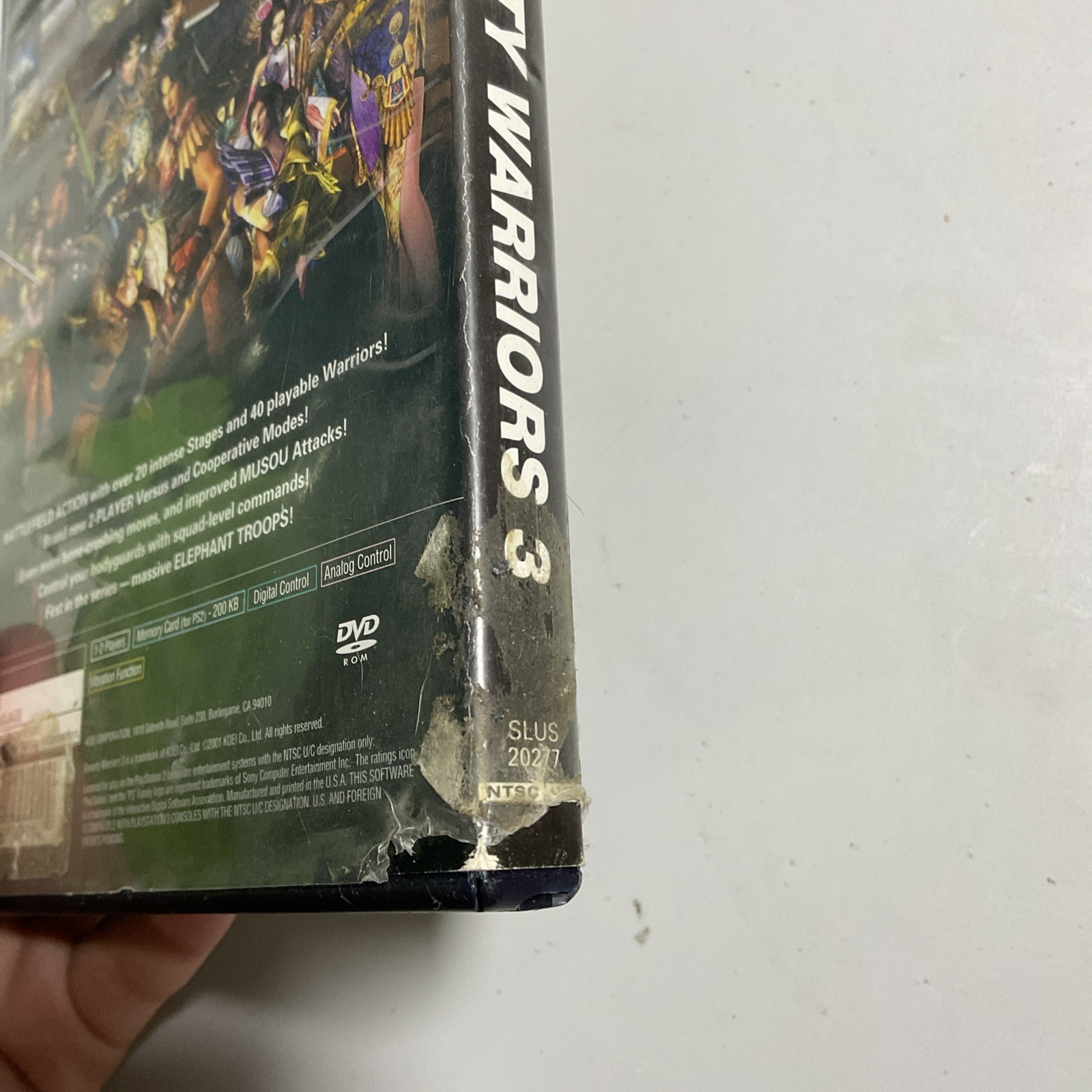 Dynasty Warriors 3 (Sony PlayStation 2, 2001)