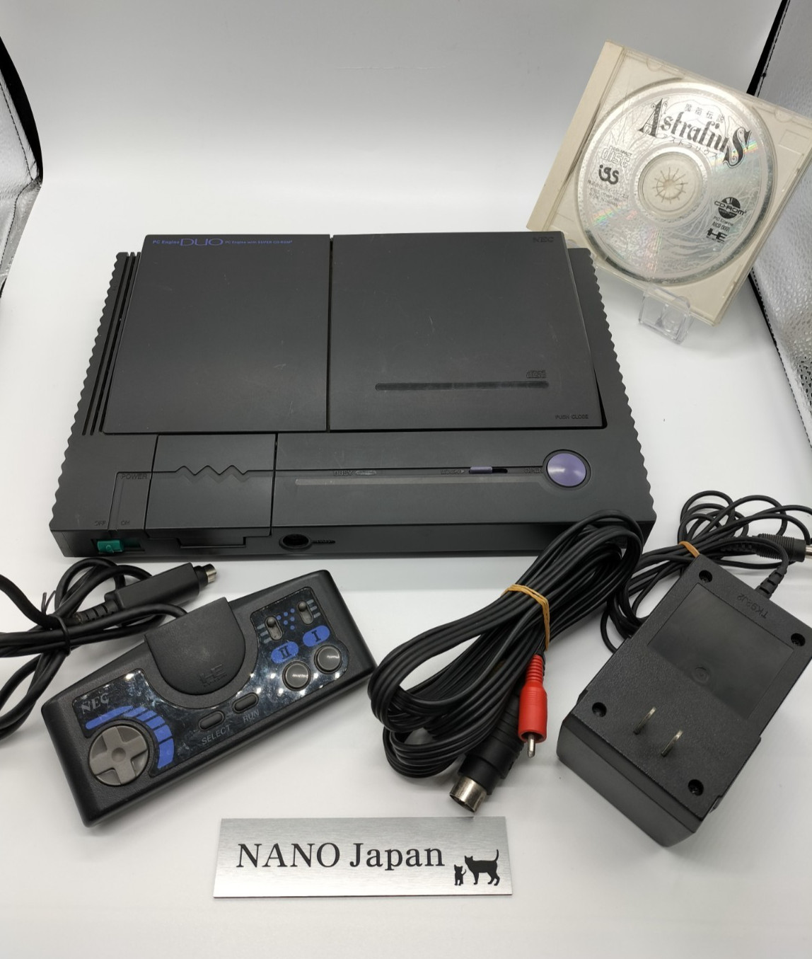 NEC PC Engine DUO Turbo Duo Console PI-TG8 HuCard＆CD working