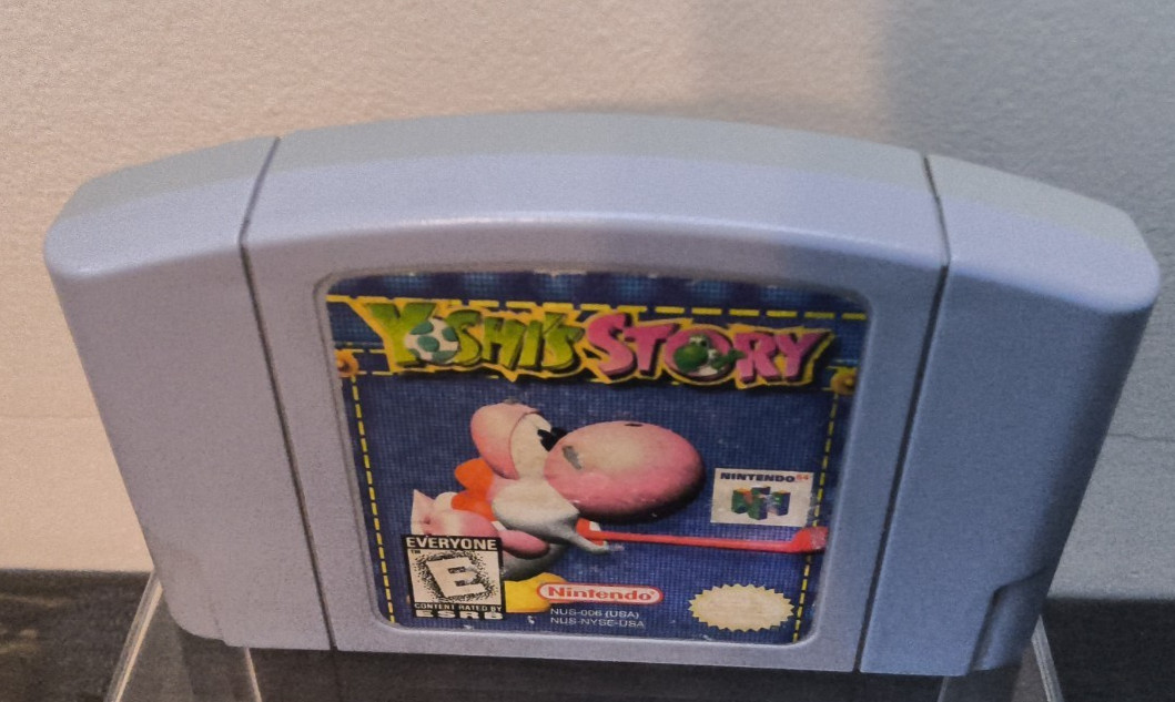 Nintendo 64 N64 Yoshi’s Story Authentic Cleaned Tested Working