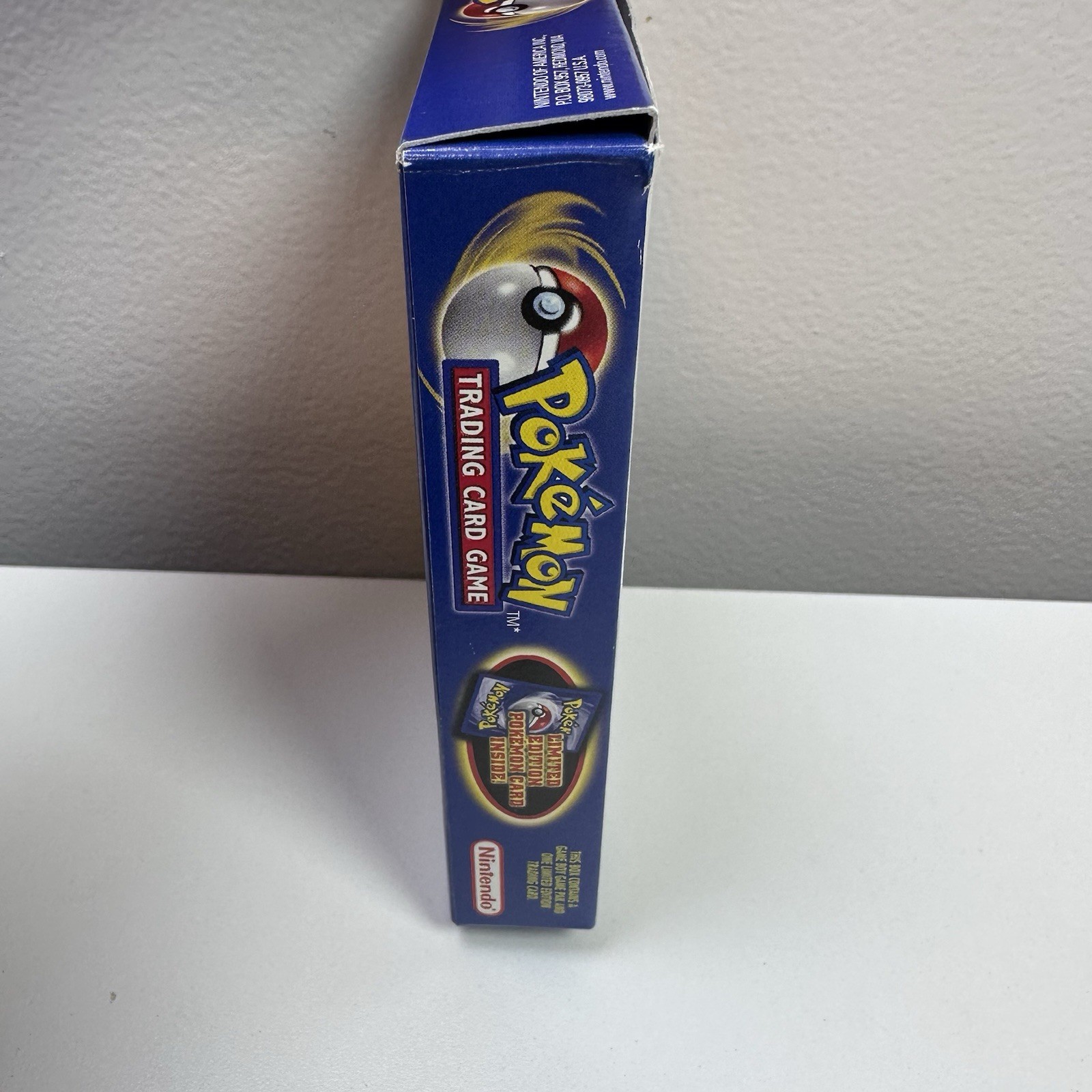 Pokémon Trading Card Game – Nintendo Game Boy Cartridge Box & Inserts (NO CARD)